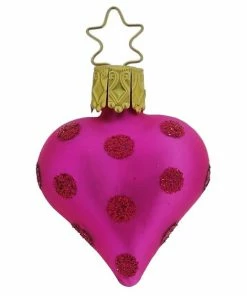 Cheapest 🌟 Traditions Hot Pink Dotted Heart Ornament 🔥