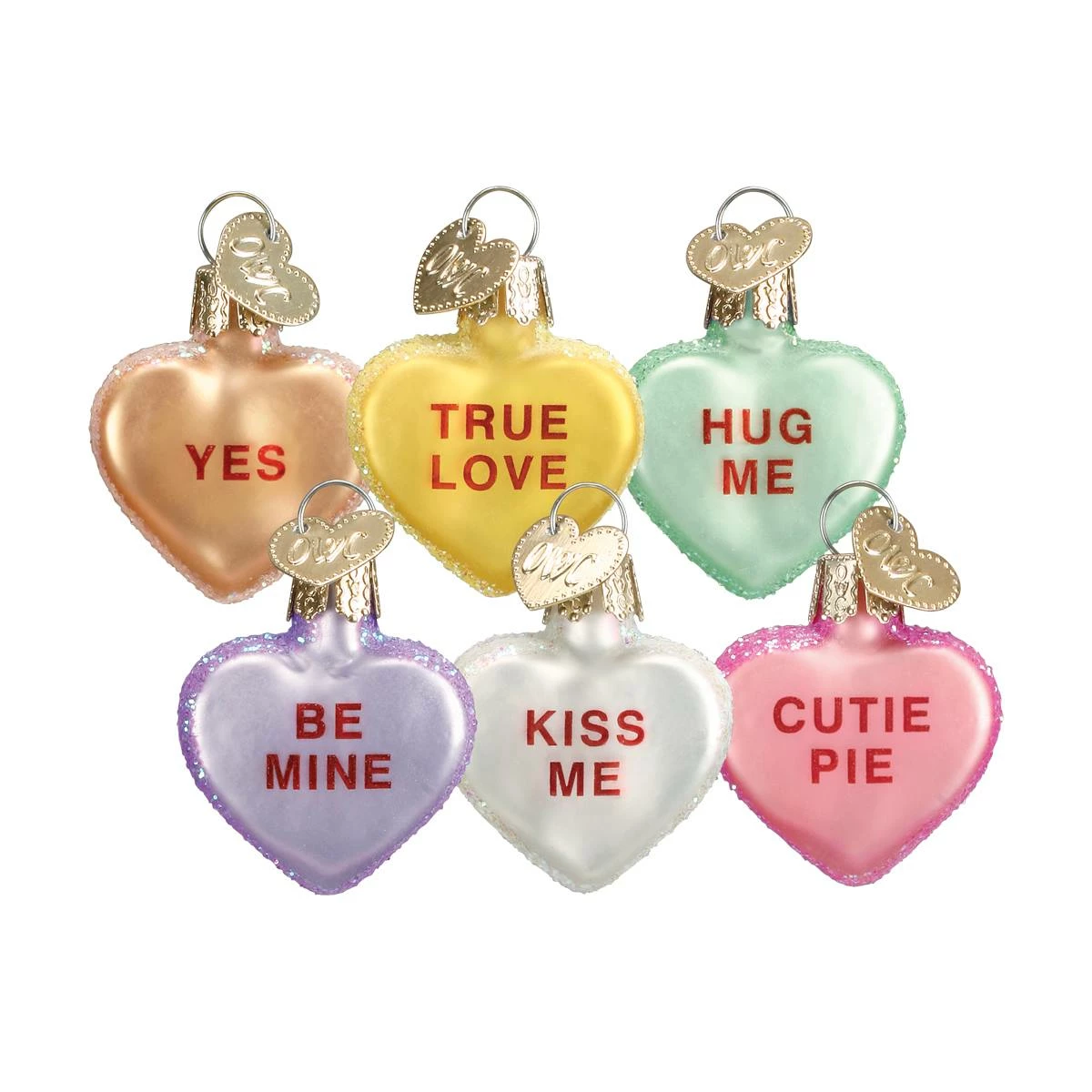 Flash Sale ???? Traditions Conversation Heart Ornaments Set/6 ✨ 3 Flash Sale ???? Traditions Conversation Heart Ornaments Set/6 ✨