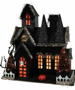 Cheapest 🛒 Traditions 🦇 Halloween Lighted Haunted House ⭐