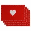 Deals 🔥 Traditions Felt Heart Placemats Set/4 🌟 -Traditions Shop 46007038