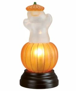 Budget ⭐ Traditions Ghost Pumpkin Light ❤️ -Traditions Shop 52502c