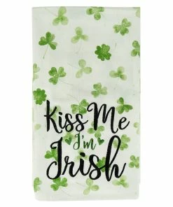 Cheap 🔔 Traditions Kiss Me I'm Irish Kitchen Towel 🎁