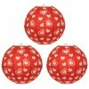 Flash Sale 🎁 Traditions Heart Paper Lanterns Set/3 😉 -Traditions Shop BC70426 2
