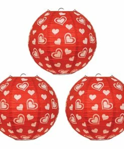 Flash Sale 🎁 Traditions Heart Paper Lanterns Set/3 😉