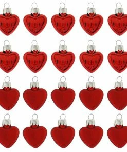 Cheapest ✨ Traditions Shiny & Matte Heart Ornaments Box/20 🛒