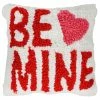 Best Pirce 💯 Traditions White Hooked "Be Mine" Pillow 🔔 -Traditions Shop CF44488062