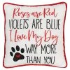Deals 🥰 Traditions Love My 🐶 Dog More Pillow 🥰 -Traditions Shop CF81215854
