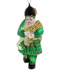 Deals 😍 Traditions Irish Santa With Bagpipe Ornament 💯