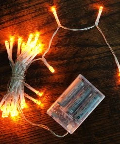 Promo ⌛ Traditions Orange Light Garland 😀