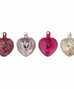 Brand new 😉 Traditions Heartfelt Dotted Ornaments Set/4 😀
