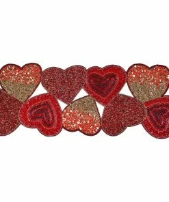 Coupon 🔥 Traditions Beaded Heart Table Runner ⭐