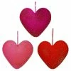 Discount ⭐ Traditions Small Flocked Hanging Hearts Set/3 😀 -Traditions Shop GVWH0109s