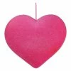 Coupon ✔️ Traditions Pink Large Flocked Heart 💯 -Traditions Shop GVWH0110p