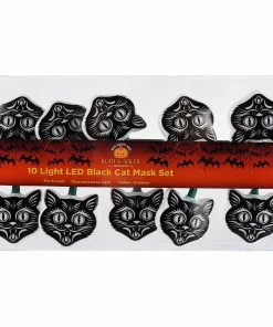 Brand new 🥰 Traditions Black Cat Mask LED Light String 💯