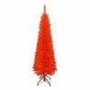 Best deal 💯 Traditions 5 Foot Pre-Lit Orange Slim Tree ⭐ -Traditions Shop HW1868