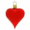 Brand new 👍 Traditions Glossy Red Heart Ornament 🔔 -Traditions Shop IN1200240g