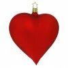 Cheap 🥰 Traditions Matte Red Heart Ornament 👍 -Traditions Shop IN120242m
