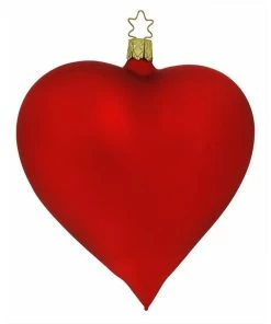 Cheap 🥰 Traditions Matte Red Heart Ornament 👍