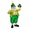 Wholesale ⌛ Traditions Glass Irish Santa Ornament 😉 -Traditions Shop J9008