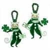 Best Pirce 🎉 St. Patrick's White Cat Chenille Ornaments Set/2 - Traditions Exclusive 😍 -Traditions Shop JPSPOS 01