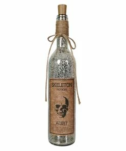 Coupon ✨ Traditions Skeleton Potion LED Mercury Glass 🧛 Halloween Bottle 🧨 -Traditions Shop KK41085sb