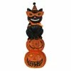 Deals 🧨 Traditions Black Cat On LED Trick Or Treat Pumpkins ✨ -Traditions Shop KK41577