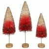 Cheapest 💯 Traditions Strawberries & Cream Bottle Brush Trees Set/3 👍 -Traditions Shop LC1535