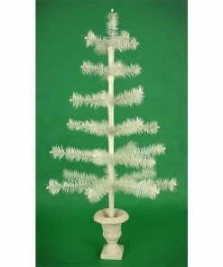 Promo 😍 Traditions Ivory Feather Tree In Urn 👏
