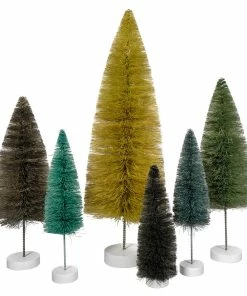Coupon 👏 Traditions Green Rainbow Spectrum Trees Set/6 🥰