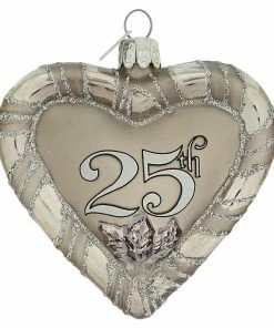 Buy 👏 Traditions 25th Anniversary Heart Ornament ✔️