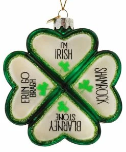 Hot Sale 👏 Traditions Shamrock With Sayings Ornament 😉