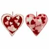 Buy 👍 Traditions Mini Hearts On Heart Ornaments Set/2 ❤️ -Traditions Shop NW910008
