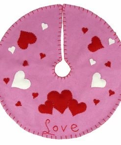 Brand new 😀 Traditions Valentines Tree 👗 Skirt With Hearts ✔️