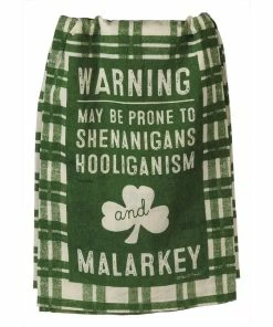 Deals ✨ Traditions May Be Prone To Shenanigans Dish Towel ⭐