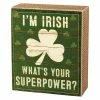 Wholesale ⭐ Traditions I'm Irish Box Sign 👏 -Traditions Shop PK105298