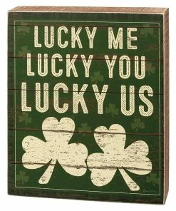 Cheapest 🔔 Traditions Lucky Me Box Sign 💯