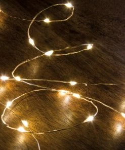 Outlet 😉 Traditions Copper Wire Rice Lights 🔥