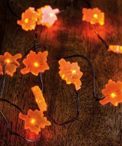 Hot Sale ✔️ Traditions Mini Fall Leaf Wire Lights 🔥