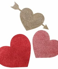 Best Pirce ๐ Traditions Valentine Glittered Standing Hearts Set/3 ๐
