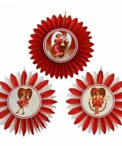 Best Sale 🔥 Traditions Valentine Paper Rosettes Set/3 😀