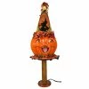 Outlet 🎁 Traditions Pumpkin In Witch Hat On Spindle Light Up 💯 -Traditions Shop SGBPSB17