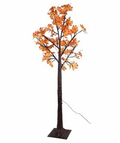 Cheap ⭐ Traditions Tall Maple Leaf Lighted LED Tree 🛒
