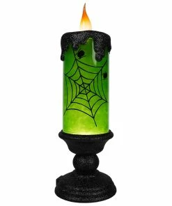Best Sale 🧨 Traditions Green Lighted Water Globe Candle 🛒