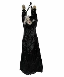 Promo 😀 Traditions Lighted Animated 🧛 Halloween Hanging Demented Baby Decor 🛒