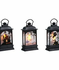 Hot Sale ✨ Traditions Lighted 🎃 Halloween LED Candle Lanterns Set/3 ❤️