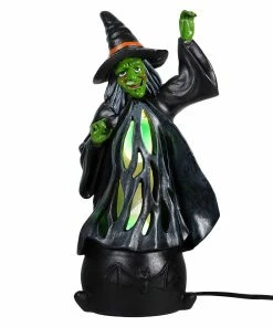 Brand new 🔔 Traditions Electric Molten Magic Lamp Witch Sculpture 🔥