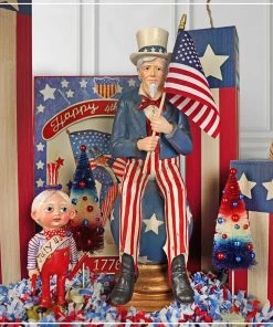 Deals ⭐ Traditions Uncle Sam On Pedestal 😀 -Traditions Shop TD9005e