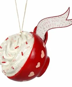 Deals 🧨 Traditions Pink I Love You A Latte Ornament 🎉