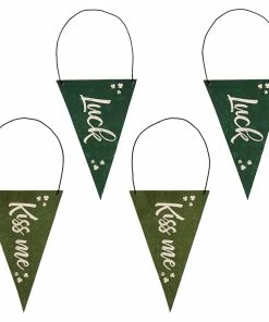 Buy 🧨 Traditions St. Pat's Pennant Flag Ornaments Set/4 🎁