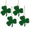 Brand new 👏 Traditions Tin Shamrock Ornaments Set/4 💯 -Traditions Shop TF8594
